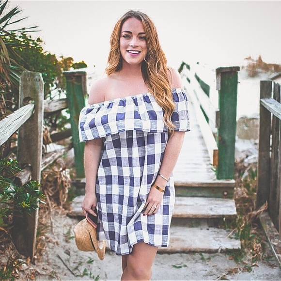 asos checkered dress